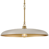 Sadie Dome Pendant Medium Lacquered Brass By Hinkley - Detailed View
