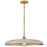 Sadie Dome Pendant Medium Lacquered Brass By Hinkley - With Light