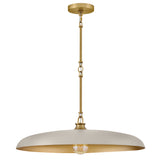 Sadie Dome Pendant Medium Lacquered Brass By Hinkley