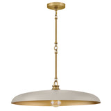 Sadie Dome Pendant Medium Lacquered Brass By Hinkley