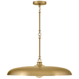 Sadie Dome Pendant Medium Lacquered Brass Lacquered Brass By Hinkley - Front View