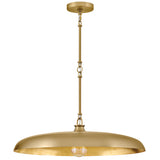 Sadie Dome Pendant Medium Lacquered Brass Lacquered Brass By Hinkley