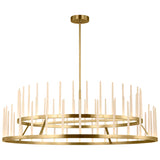 Sagrada Two-Tier Chandelier Large Hand Rubbed Antique Brass By Visual Comfort Modern