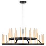 Sagrada Two-Tier Chandelier Small Bronze By Visual Comfort Modern - Front View