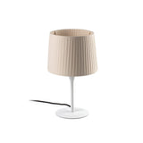 Samba Table Lamp Small White and Beige Ribbon by Faro Barcelona