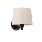 Samba Wall Sconce Black and Beige Ribbon by Faro Barcelona