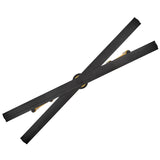 Sammi Linear Suspension Black By Lark Living - Down View