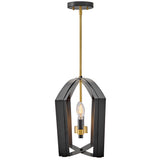 Sammi Linear Suspension Black By Lark Living - Side View7