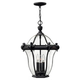 San Clemente Medium Hanging Lantern - Museum Black - by Hinkley