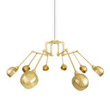 San Jose Modern Chandelier - Polished Brass