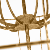 Sanchi Chandelier Polished Antique Brass 3 Tiers By Visual Comfort Modern Detailed View