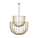 Sanchi Chandelier Polished Brass 2 Tiers By Visual Comfort Modern