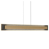 Sand Petra Linear Pendant with Slate Accent by Accord
