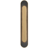 Petra Rounded Linear Wall Lamp with Slate Accent