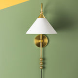 Sang Wall Light Aged Brass By Mitzi - Front View1