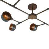 Santa-Anita 8 Arm Chandelier - Antique Brass