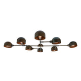Santa-Anita 8 Arm Chandelier - Antique Brass