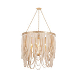 Santorini Chandelier - 12 Light in Vintage Gold Leaf by Corbett