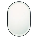 Sara LED Mirror Medium Black By Eurofase
