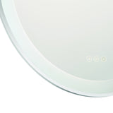 Sara LED Mirror Medium Silver By Eurofase Detailed View