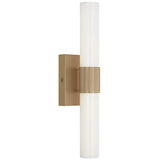 Sarco Vanity Light 18 Inch Satin Brass By Generation Lighting - Side View1