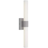 Sarco Vanity Light 24 Inch Brushed Nickel By Generation Lighting - Side View1