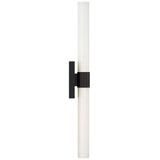 Sarco Vanity Light 30 Inch Midnight Black By Generation Lighting - Side View1
