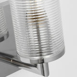 Sarita Small Wall Sconce Chrome By Visual Comfort Studio - Detailed View1