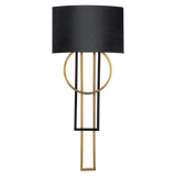 Sartre Wall Sconce By Modern Forms Black Aged Brass
