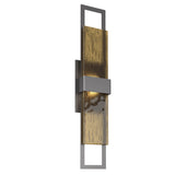Sasha Outdoor Wall Light By Hammerton, Size: Medium, Color: Bronze Granite, Finish: Argento Grey
