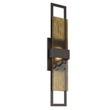 Sasha Outdoor Wall Light By Hammerton, Size: Medium, Color: Bronze Granite, Finish: StatuaryBronze