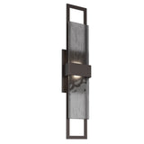 Sasha Outdoor Wall Light By Hammerton, Size: Medium, Color: Smoke Granite, Finish: Statuary Bronze