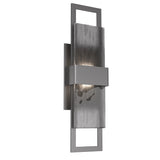 Sasha Outdoor Wall Light By Hammerton, Size: Small, Color: Smoke Granite, Finish: Arguento Grey