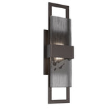 Sasha Outdoor Wall Light By Hammerton, Size: Small, Color: Smoke Granite, Finish: Statuary Bronze