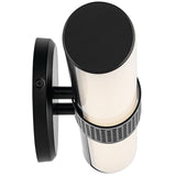 Sashi Vanity Light Small Black By Kichler - Side View