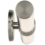 Sashi Vanity Light Small Brushed Nickel By Kichler - Side View
