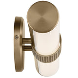 Sashi Vanity Light Small Champagne Bronze By Kichler - Side View