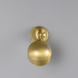 Satin Brass San Jose Adjustable Brass Wall Light by Mullan Lighting
