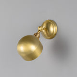 Satin Brass San Jose Adjustable Brass Wall Light by Mullan Lighting