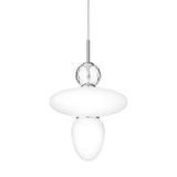 Satin Silver/Opal Rizzatto 43 Ceiling Light by Nuura