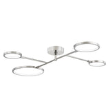 Saturn Semi Flush - Polished Nickel by Hudson Valley