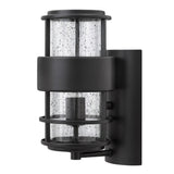 Saturn Wall Mount Lantern - Satin Black - by Hinkley