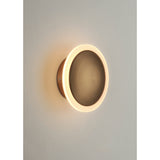 Saucer LED Flush Mount / Wall Sconce by ET2 - Black / Gold