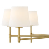 Saunders Chandelier - Large, Lacquered Brass, by Hinkley