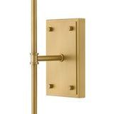 Saunders Sconce - Medium Single Light, Lacquered Brass, by Hinkley