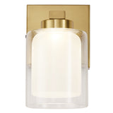 Saville LED Wall Sconce Brass By Artcraft Front View