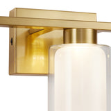 Saville LED Wall Sconce Brass By Artcraft Side View1
