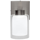 Saville LED Wall Sconce Brushed Nickel By Artcraft Front View