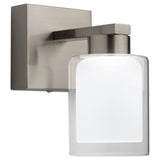 Saville LED Wall Sconce Brushed Nickel By Artcraft Side View