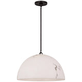 Savina Pendant Medium Aged Iron Visual Comfort Studio - Front View